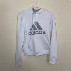 Adidas white hoodie